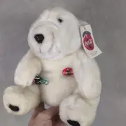 Vintage Coca-Cola Polar Bear 1997 Holding Bottle Plush Toy Collection Coke NWT