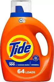 Liquid Laundry Detergent Soap, Original Scent, HE Compatible, 64 Loads, 84 Fl Oz