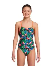 Funkita Girls Jungle Bungle Diamond Back Swimsuit