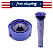 2 Pack Pre Motor, Post HEPA Filter for Dyson DC58 DC59 V6 Animal Absolute Vacuum
