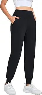 [Oyamiki] Joggers for Women UK Tapered Tracksuit Bottoms Loose Leggings with Pockets Workout Lightweight Jogging Sweatpants Lounge Yoga Gym Pants