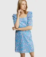 Princeton Cotton Retro Floral Dress