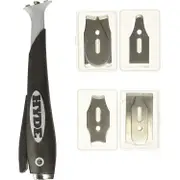 HYDE TOOLS Hyde 10450 Quick Release Contour Scraper 6 Stainless Steel Blades