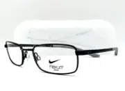 New Nike Eyeglasses 4640 Flexon 425 Satin Navy/Wolf Grey 48-17-130 With Case
