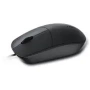 Rapoo N100-BK N100 Wired USB Optical 1600DPI Mouse Ambidextrous Design Anti-slip Scroll
