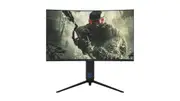 QMAX 27" Curved QHD (2560 x 1440) 165Hz 1ms Adaptive Sync Gaming Monitor with Speakers Height Adjustable, DP Cable Included