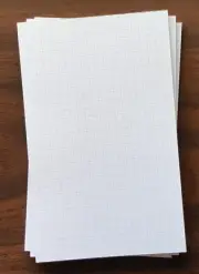 3 Pads - Graph Note Pad, 5" x 8", 50 Sheets, 1/4" Grid Spacing, Heavyweight, ...