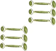 GOOHOCHY 6 Pcs Skin Care Massager Facial Scraping Tool Facial Massage Tool Scraping Massage Stones Face Massager Roller Face Tools for Skincare Face Roller Neck Roller Tool Green