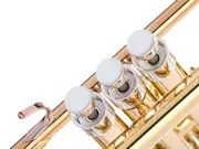 Trumpet Trim Kit Medium Caps 998 Silver Plated for Carol Brass. KGUBrass