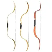 Archery Bow Traditional Bow 25lbs Longbow Take Down Recurve Bow for Practice Bow