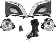 Fog Light Compatible With ISUZU D-MAX 2016-2020 Front Bumper Halogen Fog Lamps Frame Driving