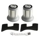 2 Filters and Covers for Bissell For Zing Canister Vacuums Model 2156A C W