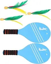 KITANDOVE Badminton Set for Boys and Girls Beach Paddle Ball Rackets Shuttlecocks Bag and Girls Badminton Racket Beach Games