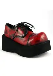 Pleaser Demonia DANK-101 3 1/4 Inch Platform Oxford Women's Size Shoe