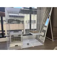 在飛比找蝦皮購物優惠-（ 已售出 ）寵物圍欄 狗籠 貓籠 兔籠 自己組裝