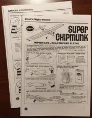 COX SUPER CHIPMUNK PILOT'S FLIGHT INSTRUCTION MANUAL