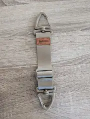Hartmann Tan Brown Nylon Strap Add A Bag Clips Adjustable Hook Hanger