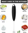 Handheld Electric Milk Frother | Battery Operated Foam Maker for Coffee