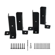Easy Installation Fence Support Brackets for Adjustable Deck Post Anchors