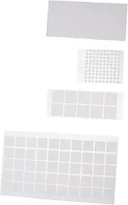 HEALSOPTHY 1Set DIY Double Sided Sticky Dots Adhesive Tape Removable Round Square Adhesive Dots for Crafts Home Decoration Projects Strong Easy to Use Compact Versatile