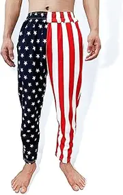 [YaNuts] American Flag Pants Joggers Pants Funny Casual Sports Sweatpants for Men & Women