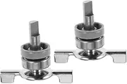 EXHUMKY 2Pcs Dough Mixing Paddle Bread Maker Blade Replacement for Effortless Baking Compatible with Various Bread Machines Durable Kitchen Accessory