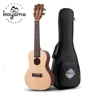 Koyama 23吋烏克麗麗 KYM-250SPR-C 古典琴頭 雲杉單板 單板烏克麗麗 Concert Ukulele