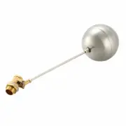 1/2" Male Water Sensor Float 304 Steel Floating Valve Ball, 20mm Thread Length