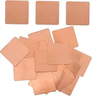 NAMOARLY 20pcs Mini Thermal Conductive Pads Copper Sheets for Mobile Computer Cooling