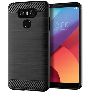 適用LG G6 Plus手機殼 LG G6+保護套拉絲紋防滑全包硅膠防摔軟殼