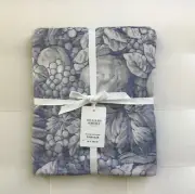 Williams Sonoma FRUTTA JACQUARD Tablecloth 70”x 108” Blue Spring NWT