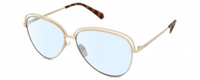 Polaroid 4103/S Womens Blue Light Filter Glasses Gold Tortoise Havana Brown 58mm