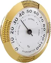 UTHCLO Humidity Gauge Analog Hygrometer for Humidor High Precision Humidity Monitor for Optimal Indoor Humidity Levels Stylish Portable Design Present for