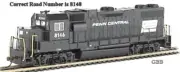 HO DCC EQUIPPED GP38-2 PENN CENTRAL Locomotive BACHMANN 61109 New