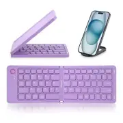 Mini Foldable Bluetooth Wireless Keyboard (Sync Up to 3 Devices), Portable2533