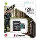 Kingston 金士頓 128GB microSDXC UHS-I U3 V30 A2 記憶卡 SDCG3/128GB