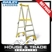 Bailey Platform Ladder 1.2m 4 Step Aluminium Stepladder P170 FS13539
