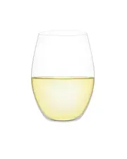 Plumm Outdoors Stemless WHITE+ Unbreakable Polycarbonate Wine Glass Set - 4 Pack
