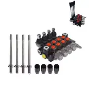 Hydraulic Directional Control Valve 4 Spool 13 GPM Reversing Spool Valve