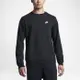 Nike Crew Neck Sweater 男款黑色長袖上衣大學T-NO.804343010