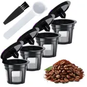 Universal Fit Reusable Coffee Filters with Coffee Pods Refillable Kcups6051