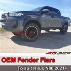 JTM 4x4 OEM Fender Flares suitable for Toyota Hilux N80 2021+ Onwards
