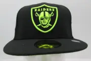 New Era 59FIFTY Las Vegas Raiders Summer Prop Fitted Hat Black/Neon 7 1/4