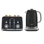 Sunbeam Black KE2800K Kettle & TA2740K Toaster Bundle