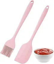 Fulenyi Silicone Stapling Brush Scraper, Silicone Scraper, Oil Pastry Brush, Pastry Brush, Reusable Pancake Brush, Household BBQ Baking Oil Brush for Grilling, Desserts, Butter, Baking, Kitchen