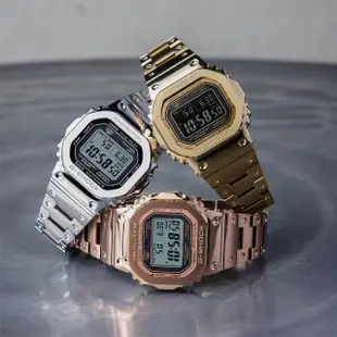 【CASIO 卡西歐】G-SHOCK 太陽能藍芽連線電波手錶(GMW-B5000GD-4)