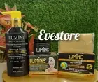 Lumine H.C Ecclaircissant Lightening, Face& body Milk lotion 400ml, Soap+FaceC