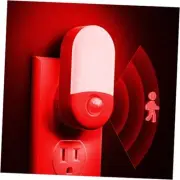 Night Light Plug in, Motion Sensor Night Light for Kids, Adjustable Red
