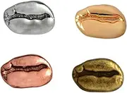 [SHERCHPRY] 12 Pcs Coffee Bean Breastpin Coffee Festival Souvenirs Alloy Breastpin Coffee Shop Work Brooch Souvenir Alloy Brooch Coffee Bean Brooch Alloy Pin Metal Clothing