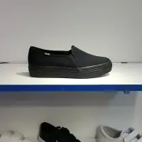 在飛比找Yahoo!奇摩拍賣優惠-Keds 懶人鞋 厚底 黑色 全黑 帆布 基本款 3公分 增